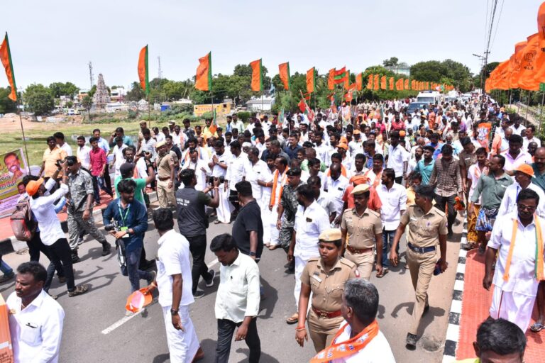 ப.சிதம்பரம் குடும்பம் பிரதமர் மோடியின் கால்துாசிக்கு சமம்: காரைக்குடியில் பாஜக தலைவர் அண்ணாமலை பேச்சு..