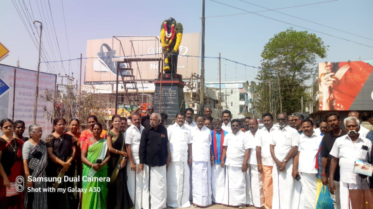 காரைக்குடியில் தந்தை பெரியார் சிலை நிறுவிய 50 ஆண்டு பொன்விழா: விமர்சையாக கொண்டாட்டம்..